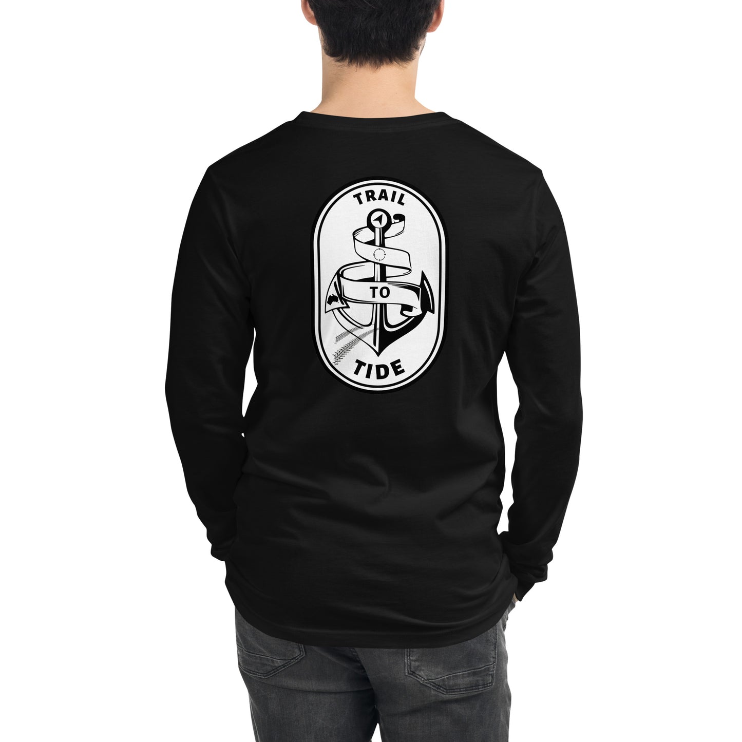 Men’s Signature T2T Logo Long Sleeve Anchor Tee